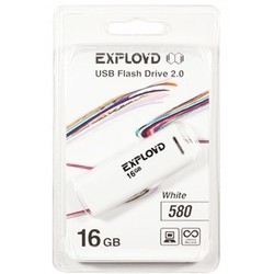 USB Flash (флешка) EXPLOYD 580 16Gb (черный)