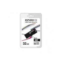 USB Flash (флешка) EXPLOYD 580 32Gb (черный)