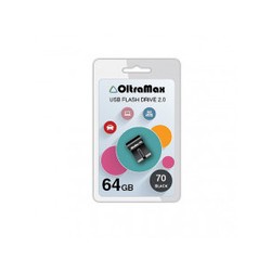 USB Flash (флешка) OltraMax 70 64Gb (черный)