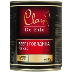 Корм для кошек Clan De File Adult Canned with Beef 0.34 kg