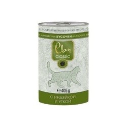 Корм для кошек Clan Classic Adult Canned with Turkey/Duck 0.405 kg