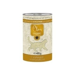 Корм для кошек Clan Classic Adult Canned with Chicken/Rabbit 0.405 kg