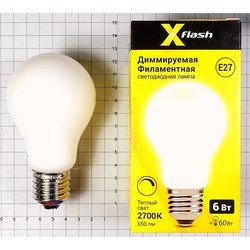 Лампочка X-Flash XF-E27-FLMD-A60-6W-2700K-230V