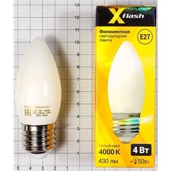 Лампочка X-Flash XF-E27-FLM-C35-4W-2700K-230V