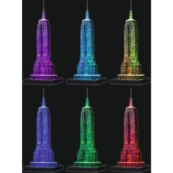 3D пазл Ravensburger Empire State Building Night Edition 125661