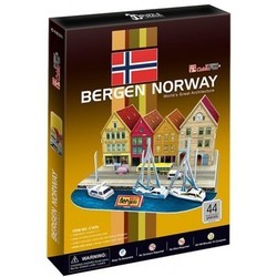3D пазл CubicFun Bergen Norway C183h