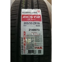 Шины Kumho Ecsta LE Sport KU39 215/55 R16 97Y