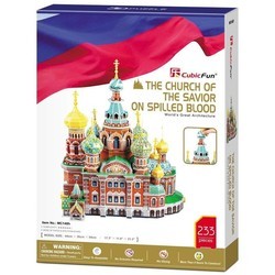 3D пазл CubicFun Church of the Saviour on Spilled Blood MC148h