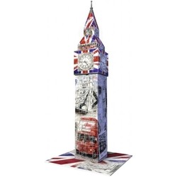 3D пазл Ravensburger Big Ben Flag Edition 125821