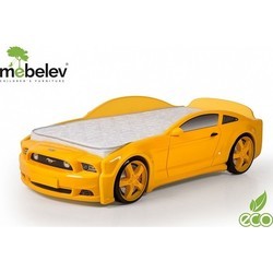 Кроватка Futuka Kids Mustang 3D (желтый)