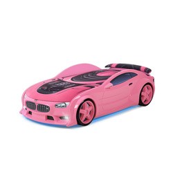 Кроватка Futuka Kids BMW Neo 3D (розовый)