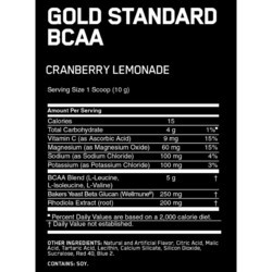 Аминокислоты Optimum Nutrition Gold Standard BCAA Train/Recover 280 g