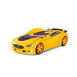 Кроватка Futuka Kids Volvo Neo 3D (желтый)