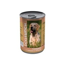 Корм для собак Dog Lunch Canned with Beef/Heart 0.75 kg