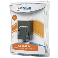Картридер/USB-хаб MANHATTAN SuperSpeed USB 3.0 Hub