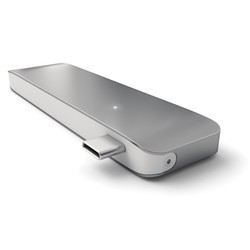 Картридер/USB-хаб Satechi Aluminum Type-C USB Hub (золотистый)