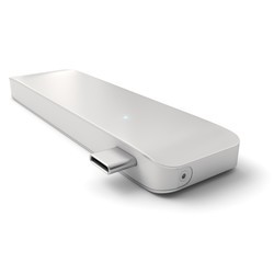 Картридер/USB-хаб Satechi Aluminum Type-C USB Hub (серый)