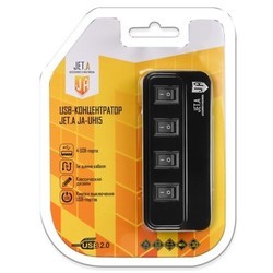 Картридер/USB-хаб JetA JA-UH15