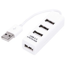 Картридер/USB-хаб REXANT 18-4103 (белый)