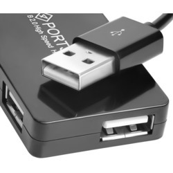 Картридер/USB-хаб Greenconnect GCR-UH244B