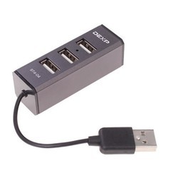 Картридер/USB-хаб DEXP BT4-04
