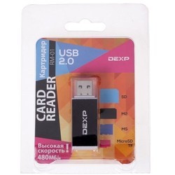 Картридер/USB-хаб DEXP RM-01