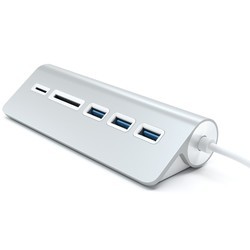 Картридер/USB-хаб Satechi Aluminum USB 3.0 Hub & Card Reader