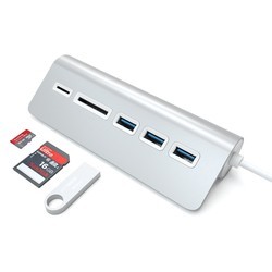 Картридер/USB-хаб Satechi Aluminum USB 3.0 Hub & Card Reader