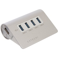 Картридер/USB-хаб Satechi 4-Port USB 3.0 Premium Aluminum Hub V.2