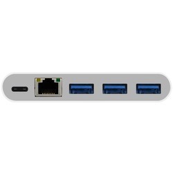 Картридер/USB-хаб Macally UC3HUB3GBC