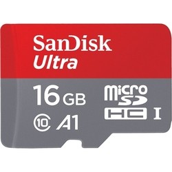Карта памяти SanDisk Ultra A1 microSDHC Class 10 16Gb