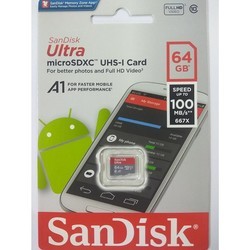 Карта памяти SanDisk Ultra A1 microSDXC Class 10