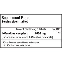 Сжигатель жира BioTech L-Carnitine 1000 mg 60 tab