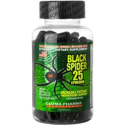 Сжигатель жира Cloma Pharma Black Spider 25 100 cap