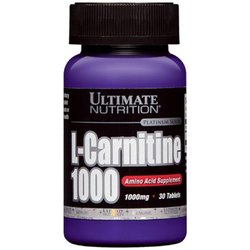Сжигатель жира Ultimate Nutrition L-Carnitine 1000 30 tab