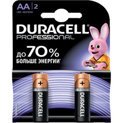 Аккумуляторная батарейка Duracell 2xAA Professional MN1500