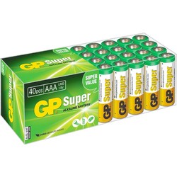 Аккумуляторная батарейка GP Super Alkaline 40xAAA