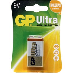 Аккумуляторная батарейка GP Ultra Alkaline 1xKrona