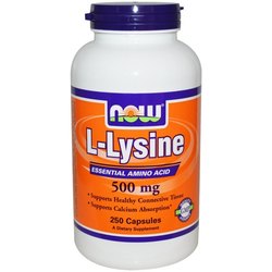 Аминокислоты Now L-Lysine 500 mg 250 cap