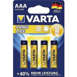 Аккумуляторная батарейка Varta Longlife 4xAAA
