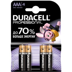 Аккумуляторная батарейка Duracell 4xAAA Professional MN2400