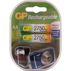 Аккумуляторная батарейка GP Rechargeable 2xAA 2750 mAh
