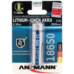 Аккумуляторная батарейка Ansmann 1x2600 mAh