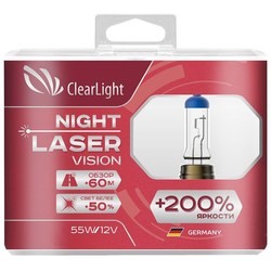 Автолампа ClearLight Night Laser Vision +200 Light HB4 2pcs