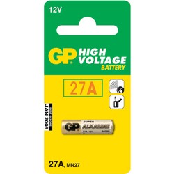 Аккумуляторная батарейка GP High Voltage 1xA27 MN27