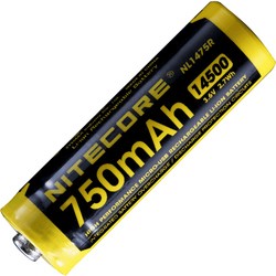 Аккумуляторная батарейка Nitecore NL1475R 750 mAh