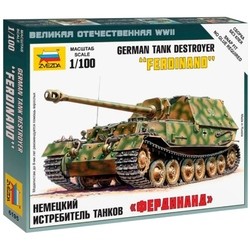 Сборная модель Zvezda German Tank Destroyer Ferdinand (1:100)