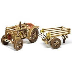 3D пазл M-Wood Tractor with Trailer