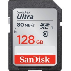 Карта памяти SanDisk Ultra 80MB/s SDXC UHS-I Class 10 128Gb