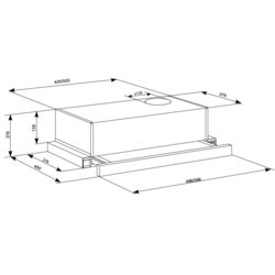 Вытяжка ELEYUS Cyclon 470 60 WH